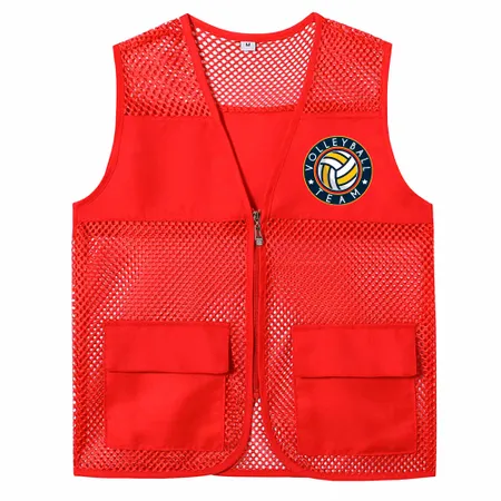 Breathable Mesh Vests with Zippers - Imprint Now - UK