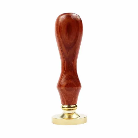 Pearwood Handle Wax Seal Stamps - Imprint Now - UK