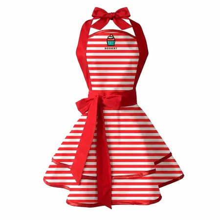 Classic Stripe Double Layer Cotton Aprons - Imprint Now - UK