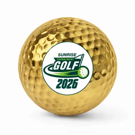Metallic Golf Balls - Imprint Now - UK