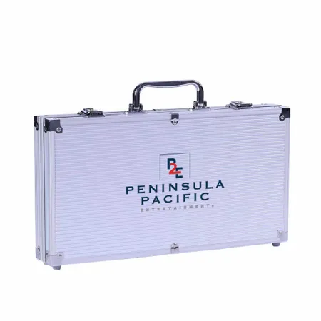 200ct Aluminium Poker Chip Cases - Imprint Now - UK
