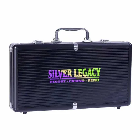 300ct Aluminium Poker Chip Cases - Imprint Now - UK