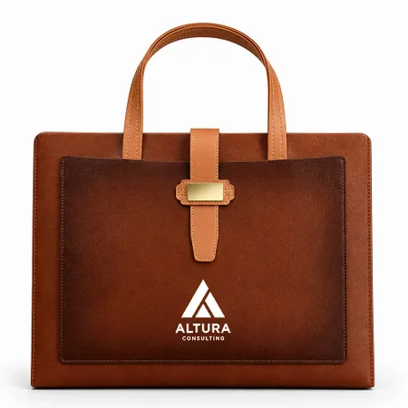Leather Document Holders with Handle - Imprint Now - UK