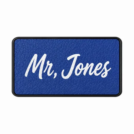 Leather Name Badges - Imprint Now - UK