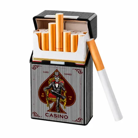 Metal Lid Cigarette Cigarette Cases - Imprint Now - UK