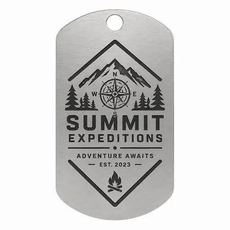 Laser Cut Metal Dog Tags - Imprint Now - UK
