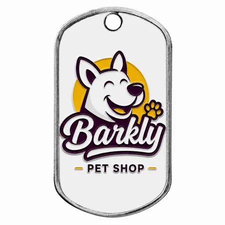 Hard Enamel Metal Dog Tags - Imprint Now - UK