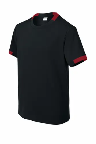 Black/ Deep Red
