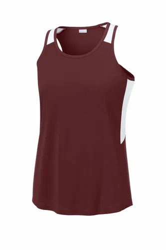 Maroon/ White
