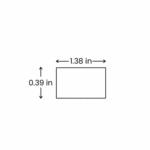 1 x 3.5 cm