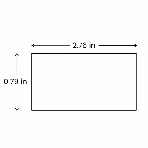 2 x 7 cm