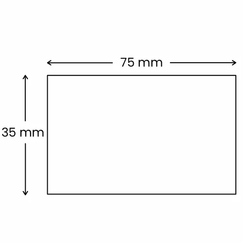 35 x 75 mm