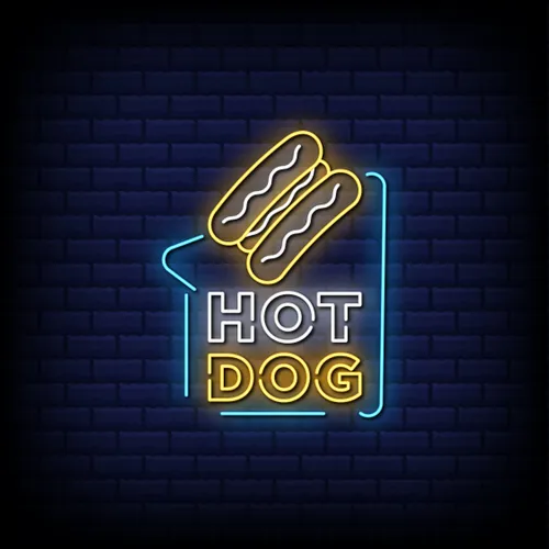 Hot Dog Neon Sign - Imprint Now - UK