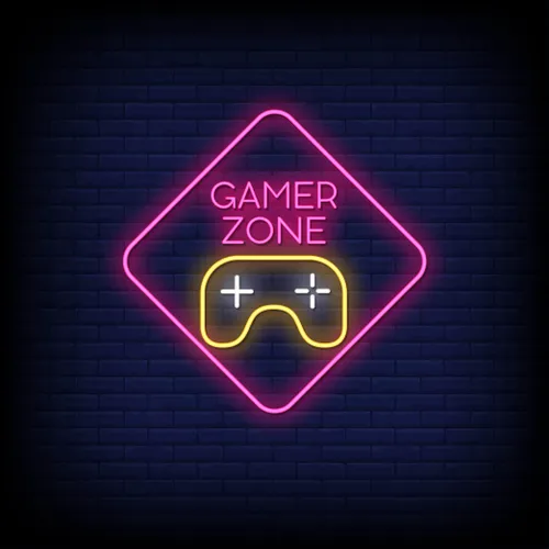 Gamer Zone Neon Sign - Imprint Now - UK