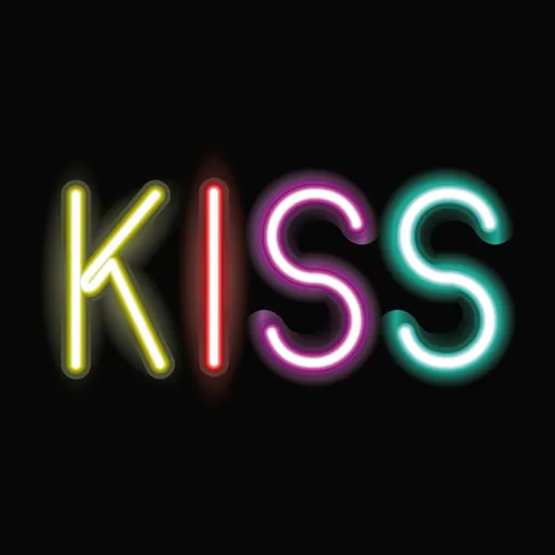 Kiss Neon Sign - Imprint Now - UK
