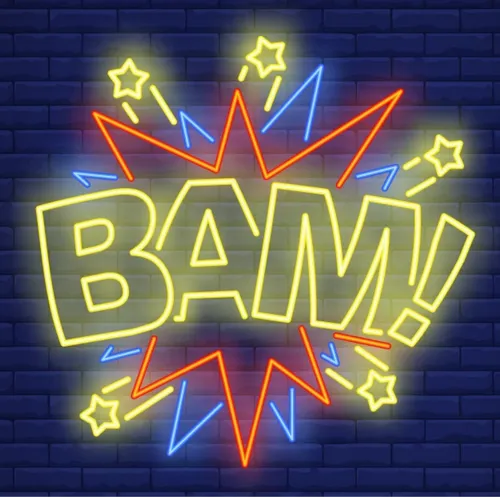 Bam Neon Sign - Imprint Now - UK