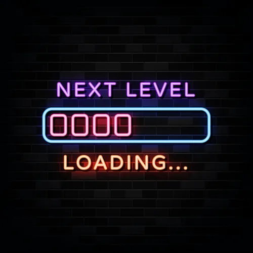 Next Level Neon Sign - Imprint Now - UK