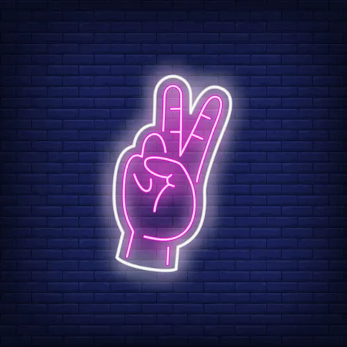Peace Neon Sign - Imprint Now - UK
