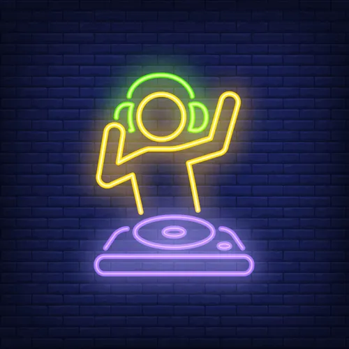 Dj Mixer Neon Sign - Imprint Now - UK