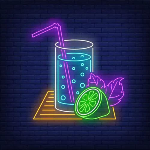 Lemonade Glass Neon Sign - Imprint Now - UK