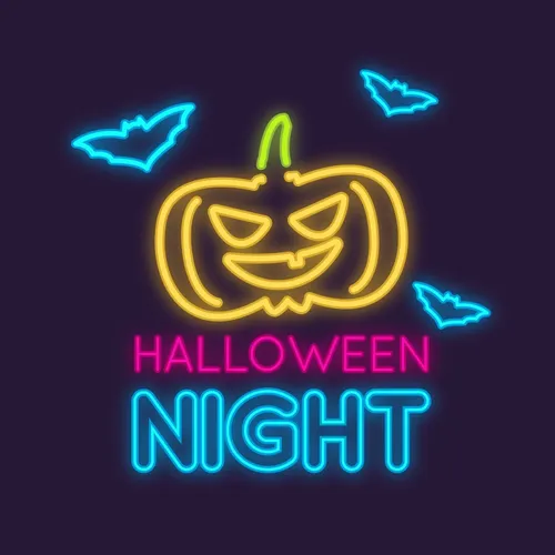 Pumpkin Halloween Night Neon Sign - Imprint Now - UK