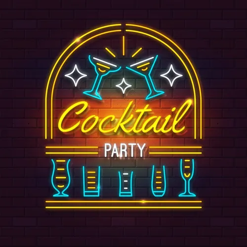 Cocktail Party Neon Sign - Imprint Now - UK