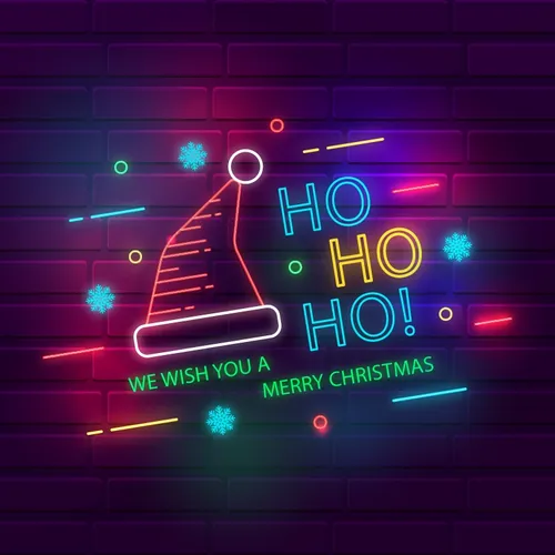 Wishing You a Merry Christmas Neon Sign - Imprint Now - UK
