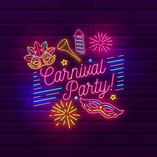 Carnival Party Neon Sign - Imprint Now - UK