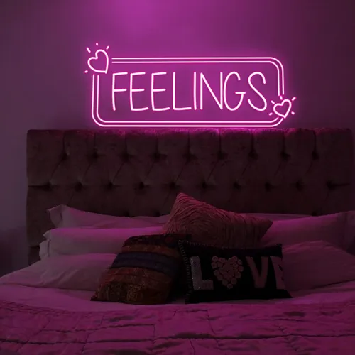 Feelings Neon Sign - Imprint Now - UK