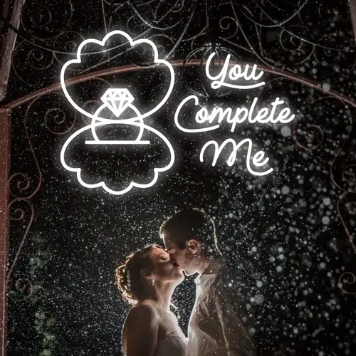 You Complete Me Neon Sign - Imprint Now - UK