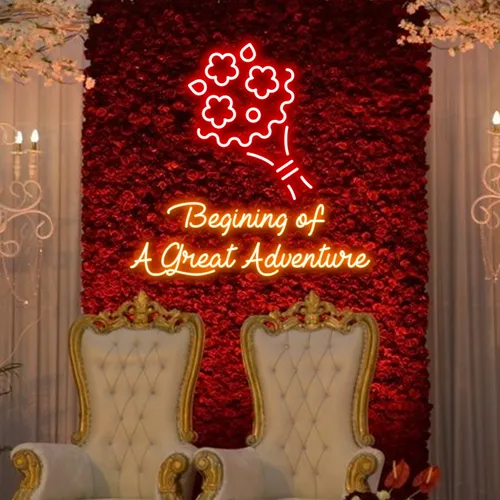 Beginning of a Great Adventure Neon Sign - Imprint Now - UK