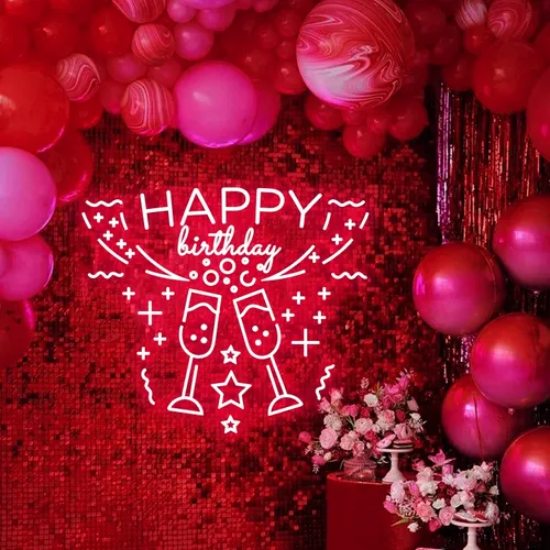 Birthday Cocktail Party Neon Sign - Imprint Now - UK