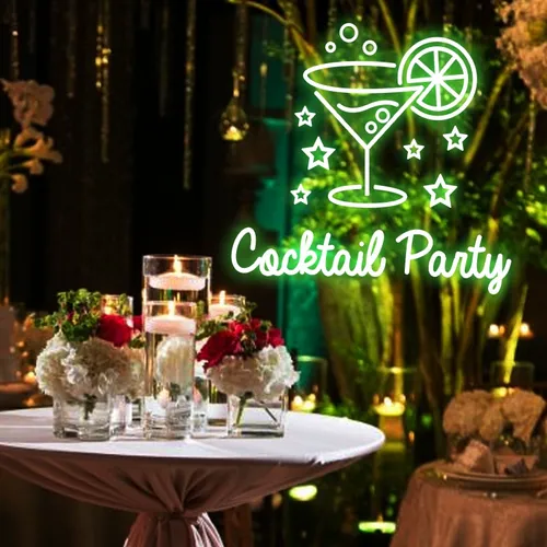Cocktail Party Neon Sign - Imprint Now - UK