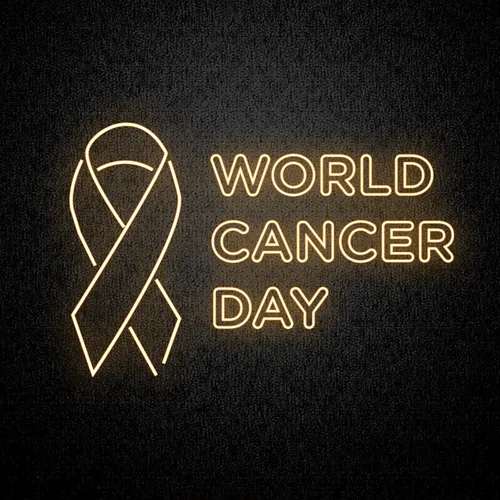 World Cancer Day Neon Sign - Imprint Now - UK