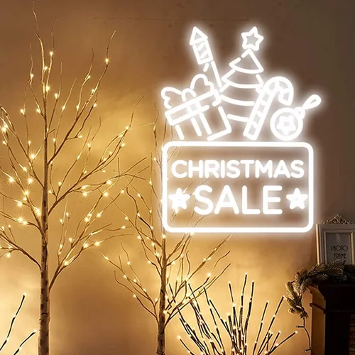 Christmas Sale Neon Sign - Imprint Now - UK