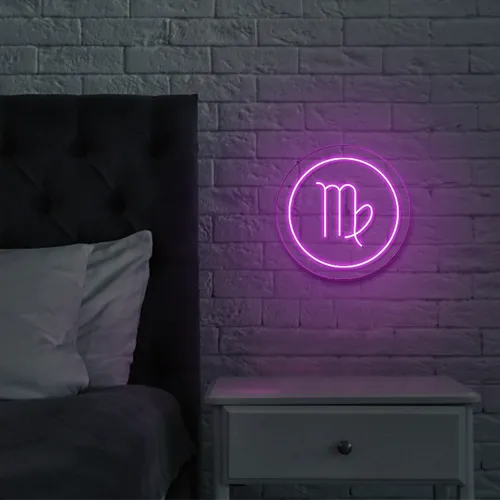 Virgo Neon Sign - Imprint Now - UK