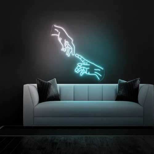 Hands Of God Neon Sign - Imprint Now - UK