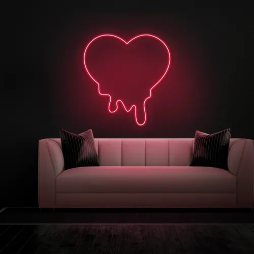Melting Heart Neon sign - Imprint Now - UK