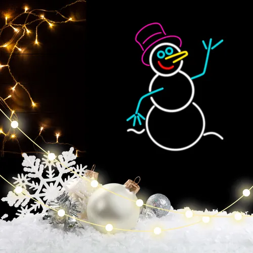 Frosty The Snowman Neon Sign