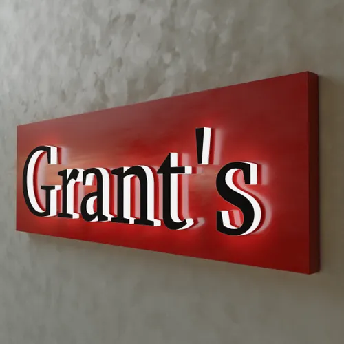 Sidelit Sign - Imprint Now - UK