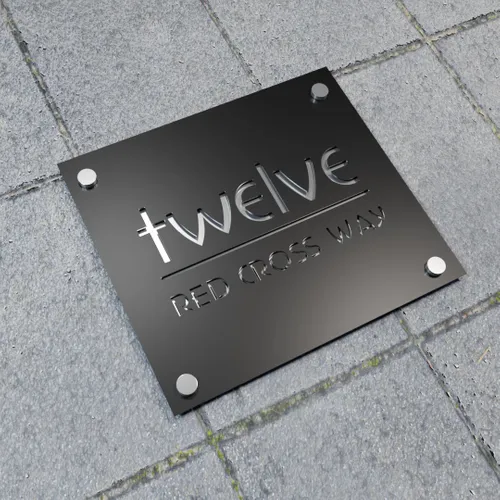 Engraved Metal Sign - Imprint Now - UK