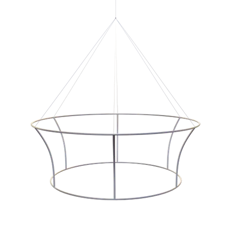 Custom Tapered Circle Personalised Trade Show Hanging Signs - Imprint Now - UK