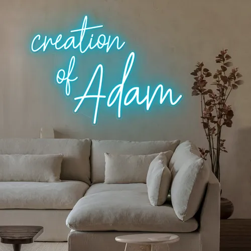 Creation Of Adam Neon Sign - Imprint Now - UK