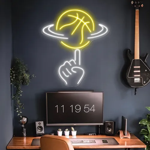 Ball Toss Neon Sign - Imprint Now - UK