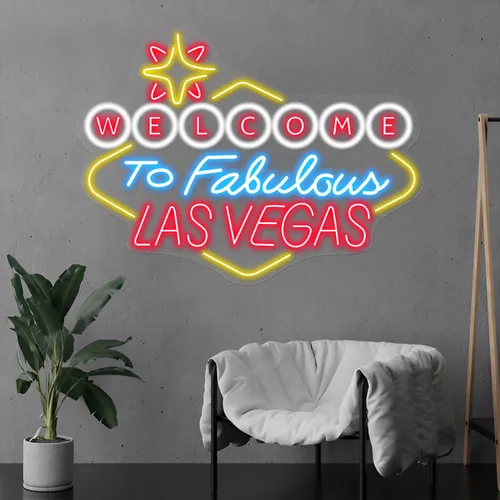 Welcome to Fabulous Las Vegas Neon Sign - Imprint Now - UK