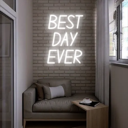 Best Day Ever Neon Sign - Imprint Now - UK