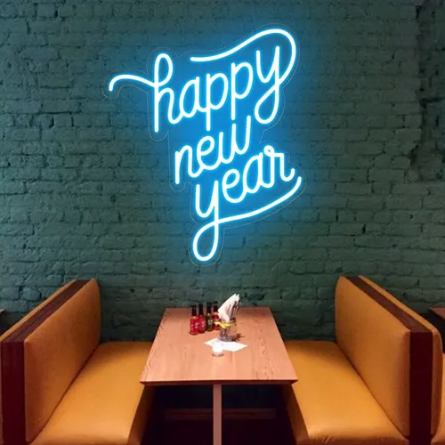 Happy New Year Neon Sign - Imprint Now - UK