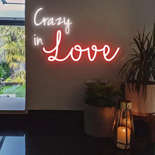 Crazy In Love Neon Sign - Imprint Now - UK