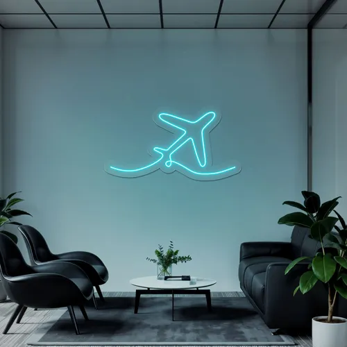 Airplane Neon Sign - Imprint Now - UK
