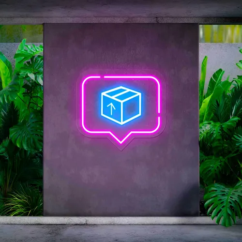 Box Drop Off Neon Sign - Imprint Now - UK